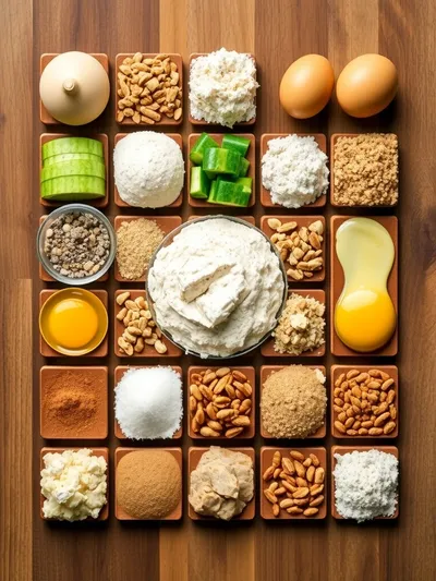 Best Zucchini Bread Recipe - ingredients preparation