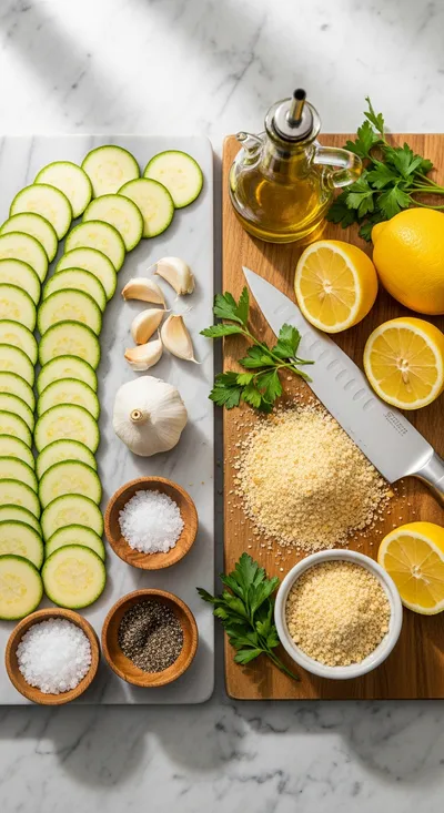 Zucchini Garlic Bites Recipe - cooking process