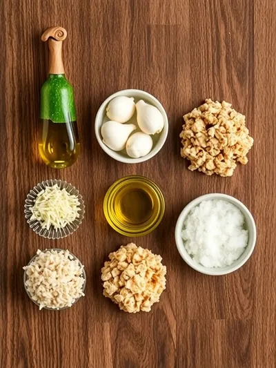 Zucchini Garlic Bites Recipe - ingredients preparation